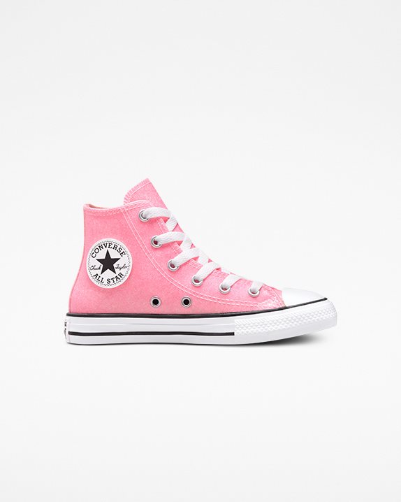 Converse Joggesko Kjop Chuck Taylor All Star Barn Rosa Oransje Hvite